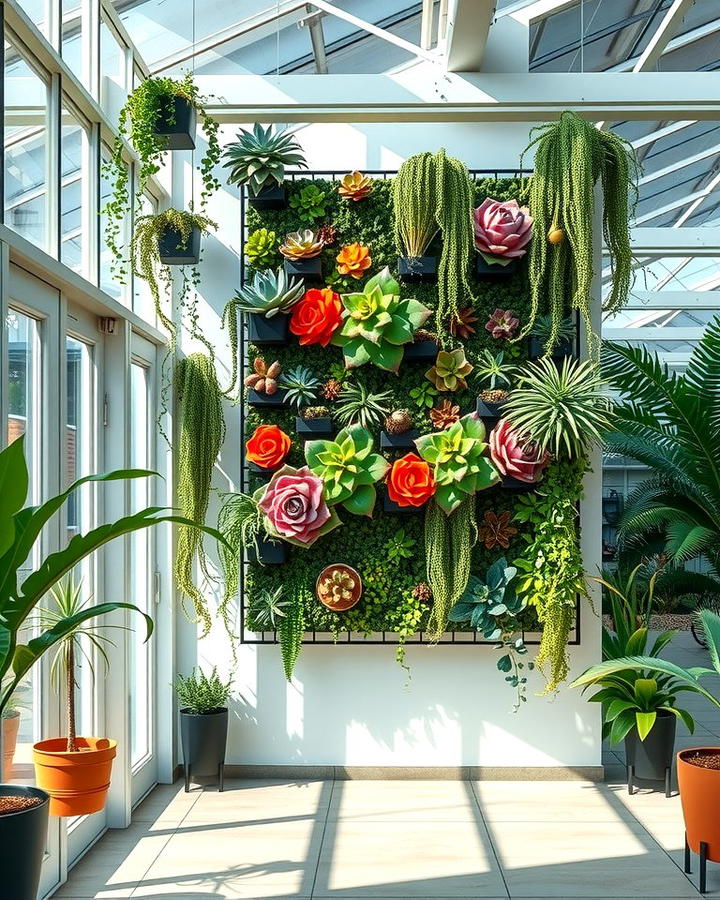 Vertical Plant Wall Display