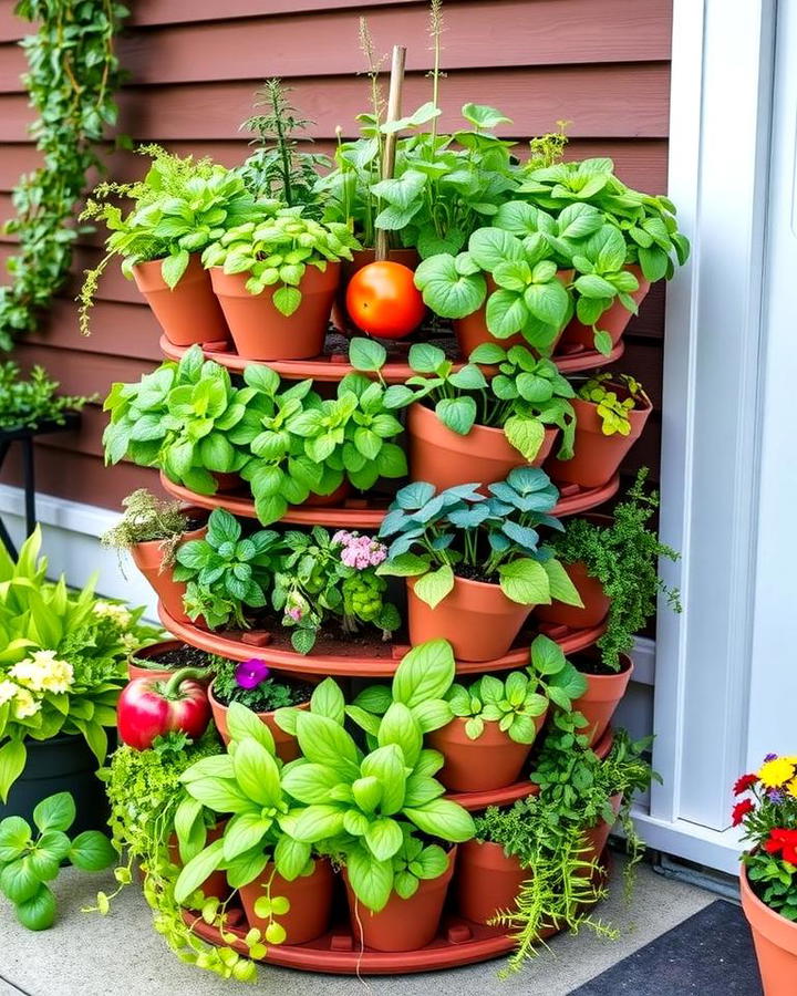 Vertical Round Garden Bed