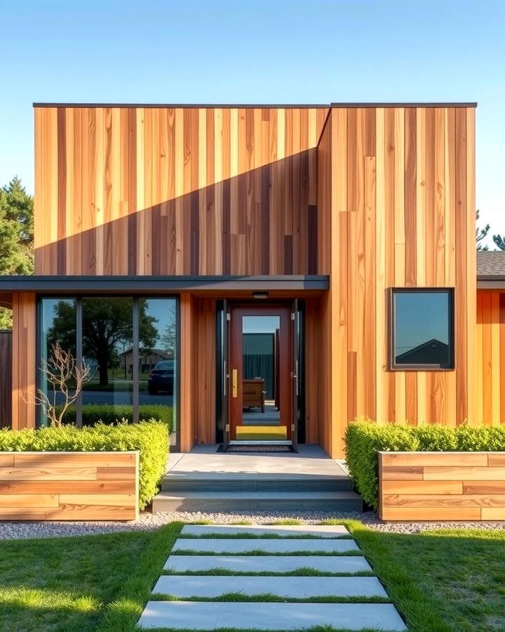 Vertical Wood Paneling