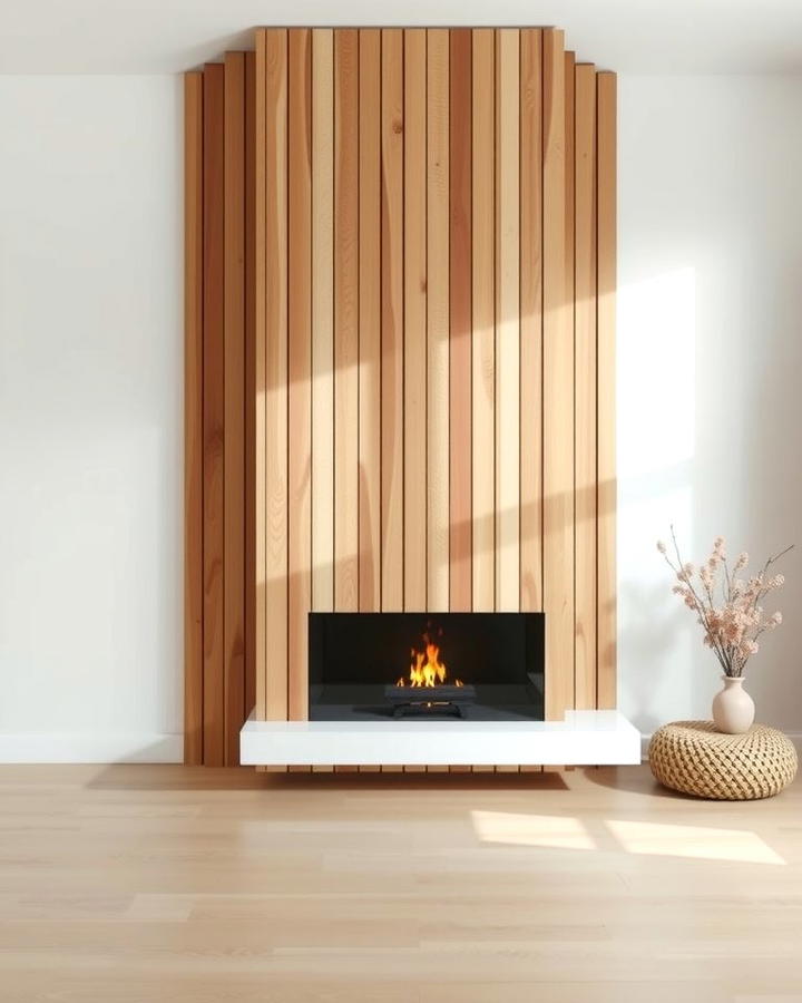 Vertical Wood Slats