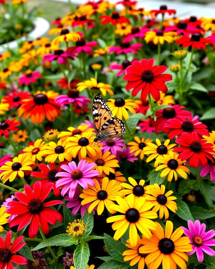 Vibrant Butterfly Garden