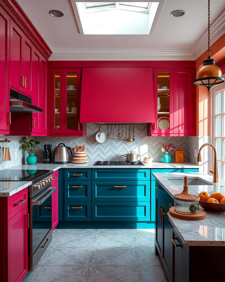 Vibrant Cabinet Colors