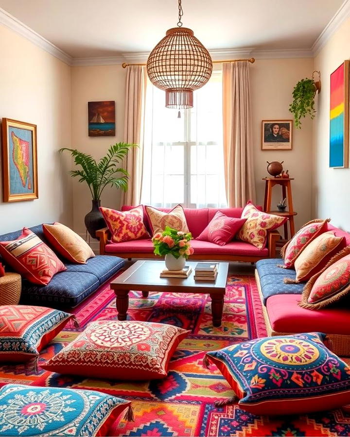 Vibrant Floor Cushions