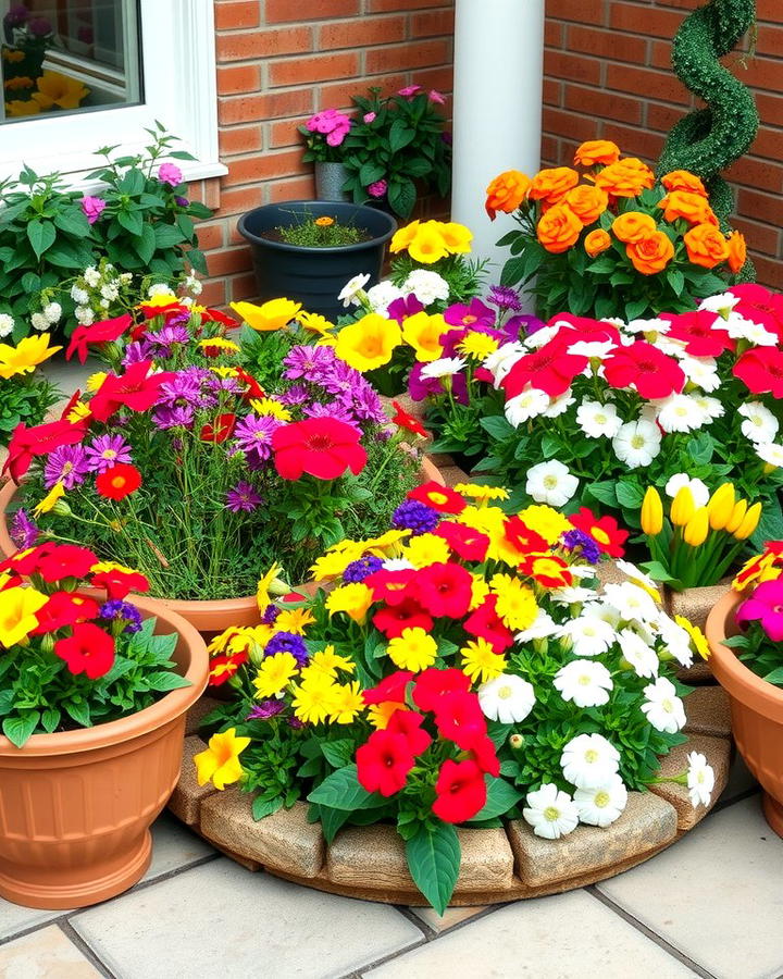 Vibrant Flower Beds