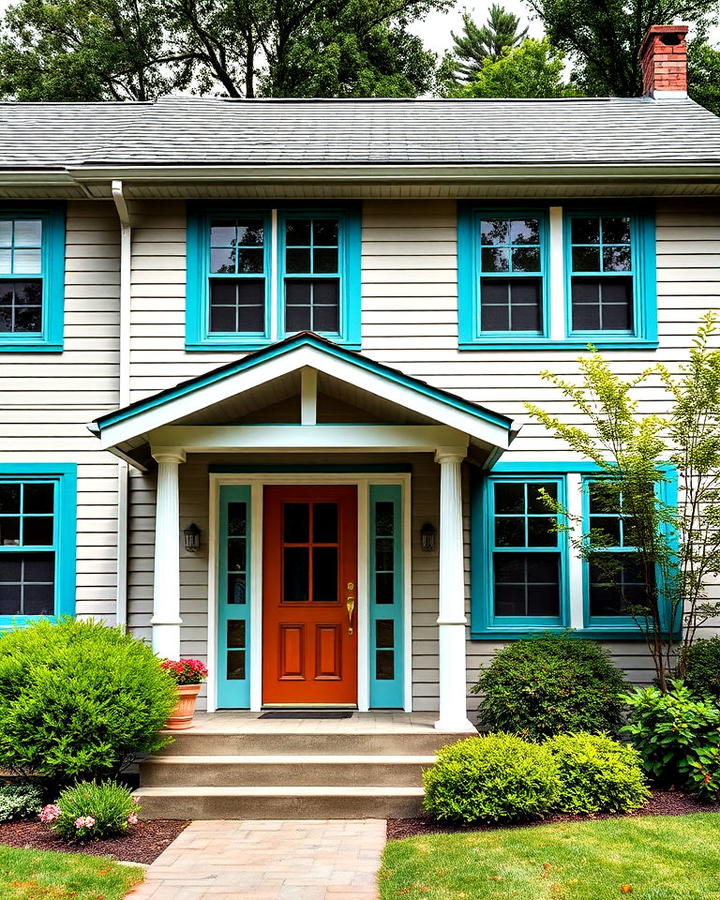 Vibrant House Trim Colors