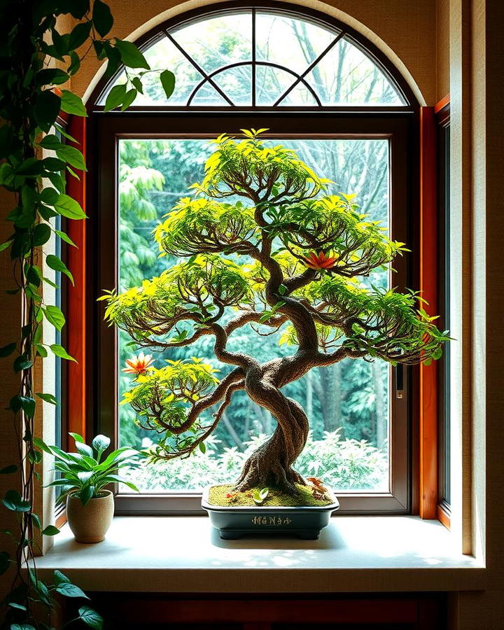 Vibrant Indoor Bonsai