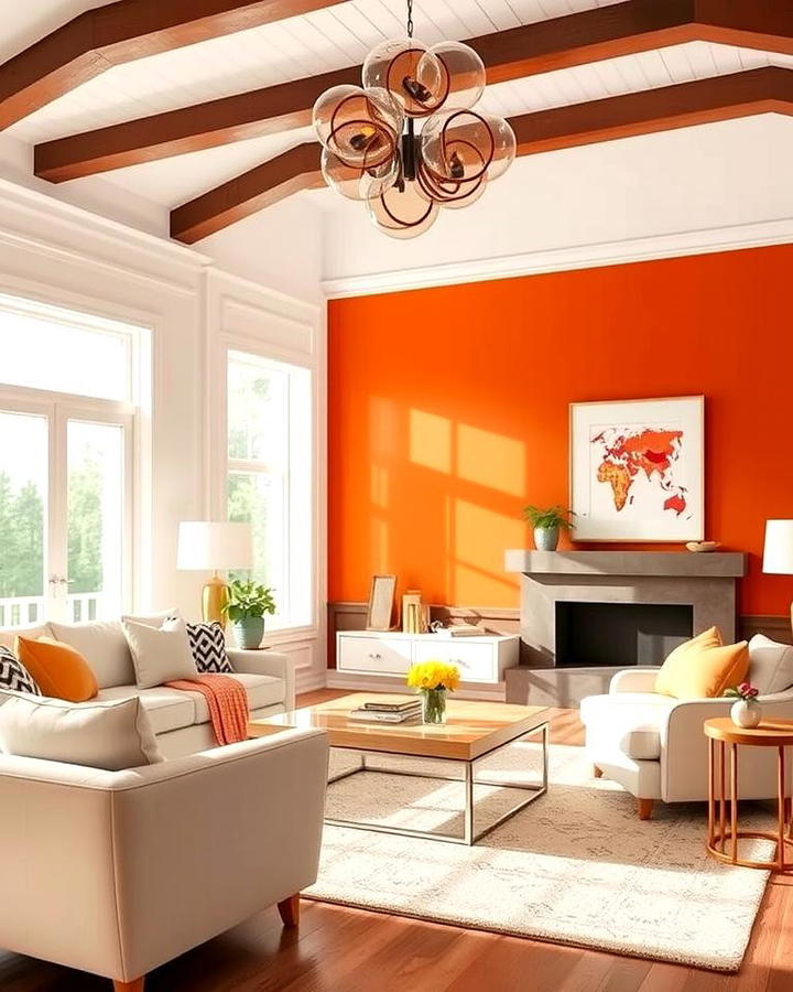 Vibrant Living Room Accent