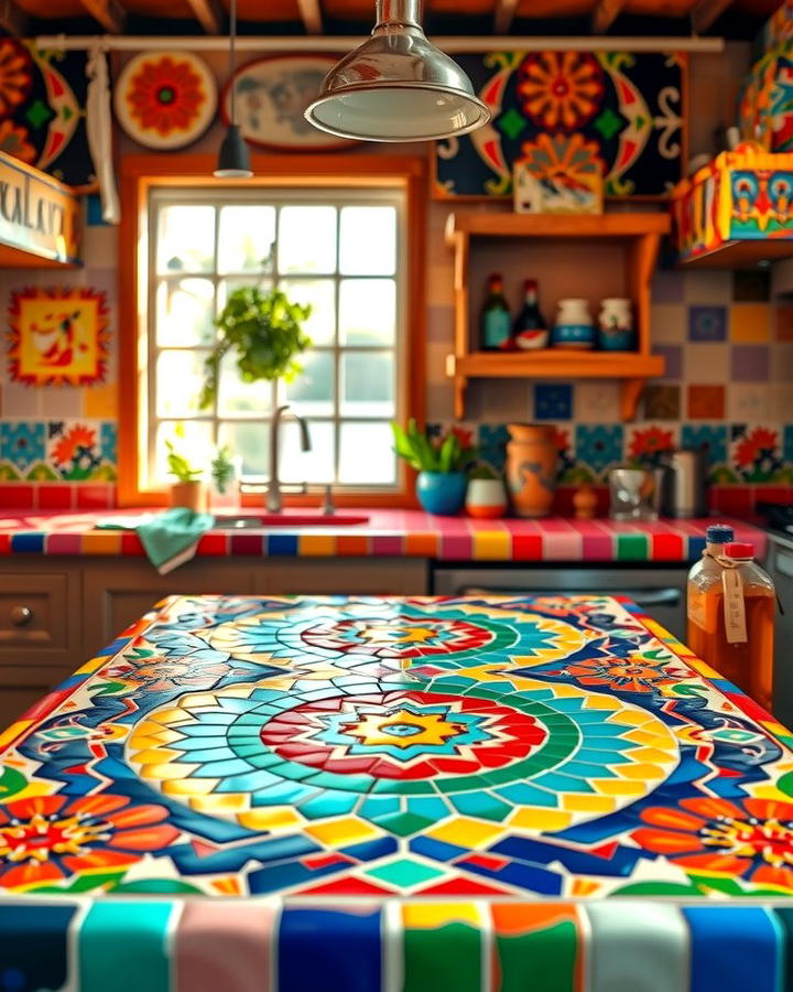 Vibrant Mosaic Countertops