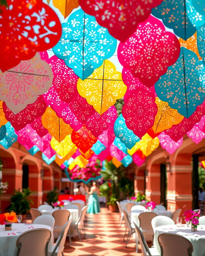 Vibrant Papel Picado Decorations