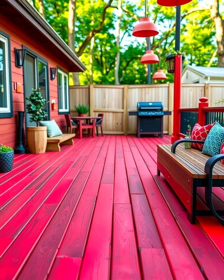 Vibrant Red Decks