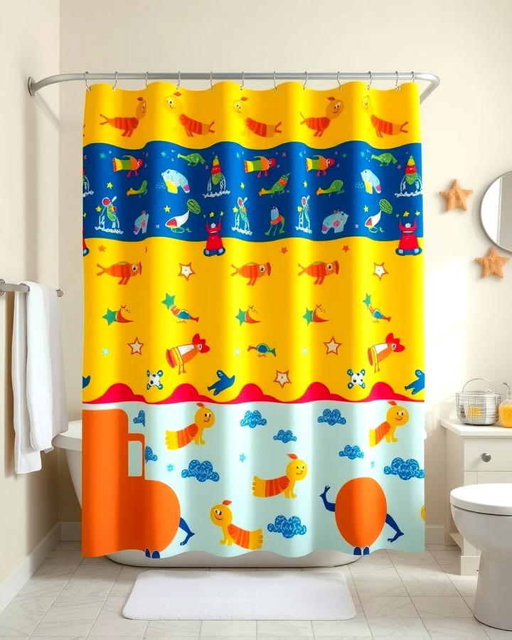 Vibrant Shower Curtains