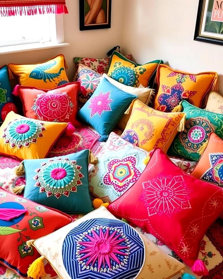 Vibrant Throw Pillows