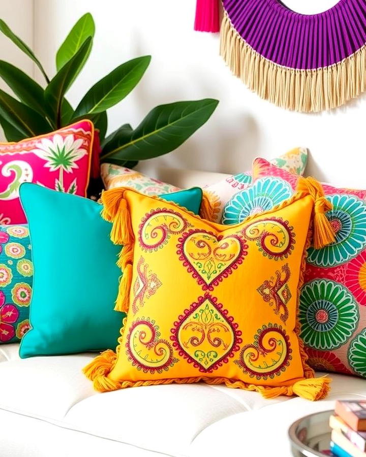 Vibrant Throw Pillows