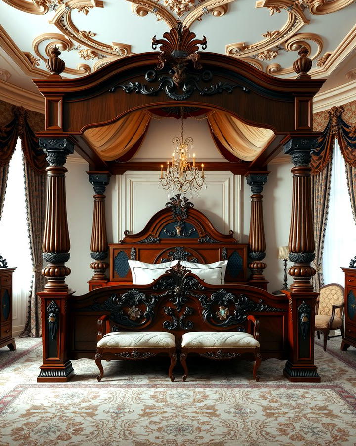 Victorian Inspired Canopy Bed