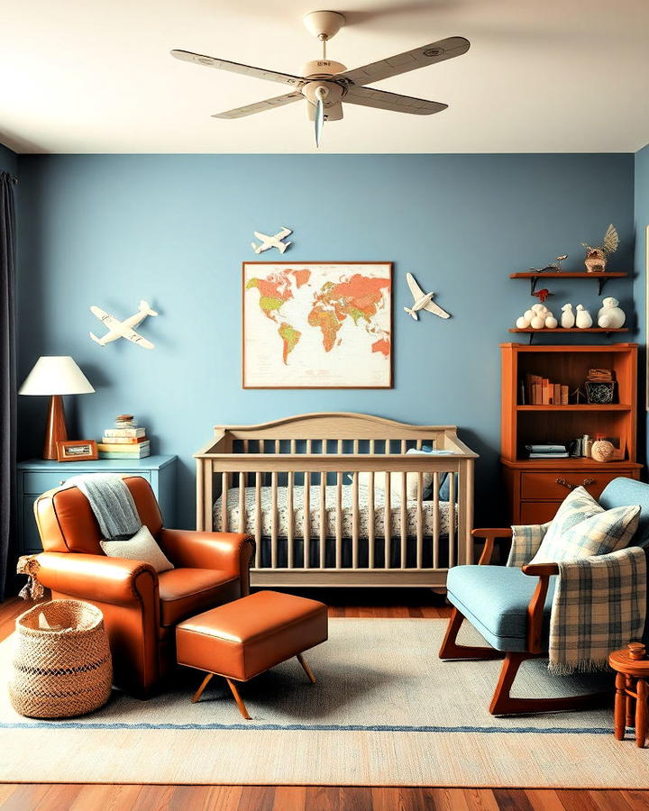 Vintage Airplane Adventure Nursery