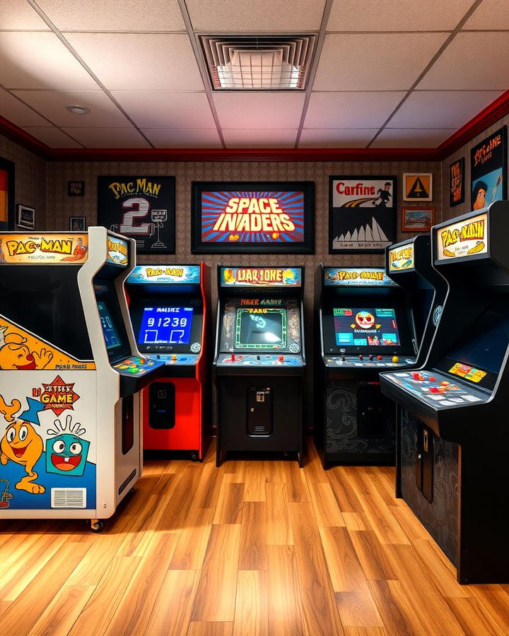 Vintage Arcade Cabinets