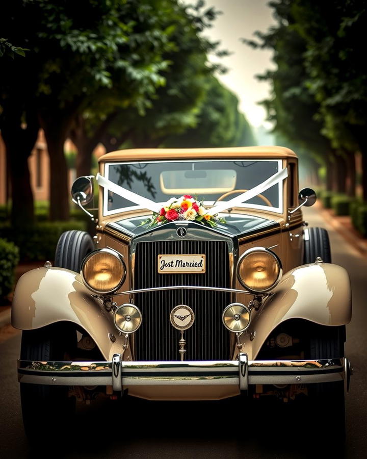 Vintage Car Arrival