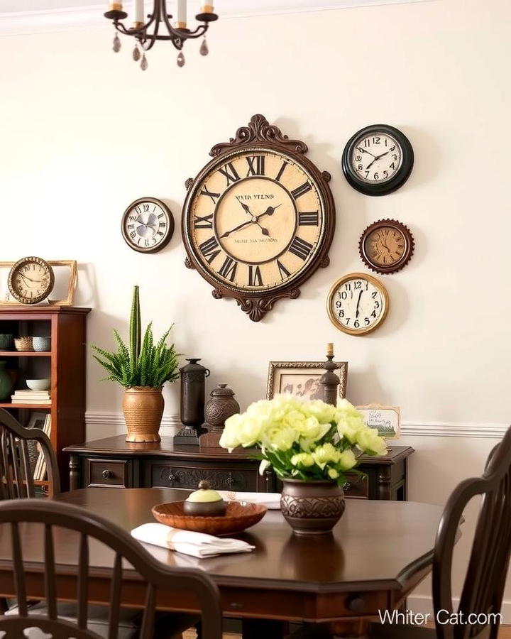 Vintage Clocks as Wall Accents