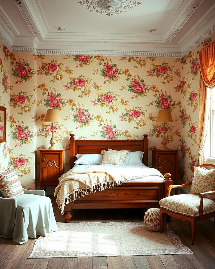 Vintage Floral Wallpaper