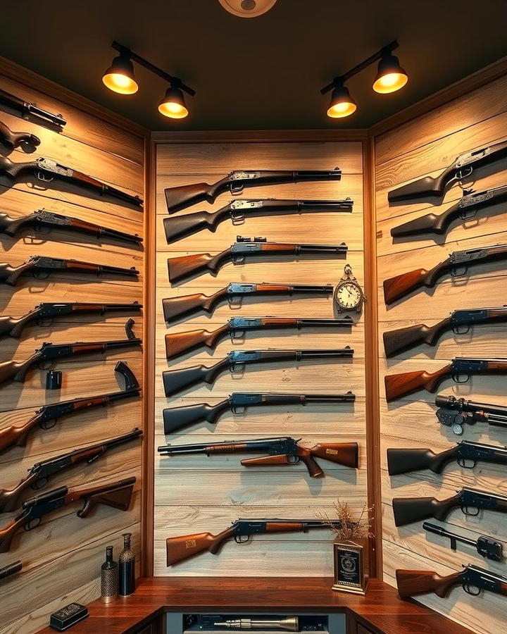 Vintage Gun Display Walls