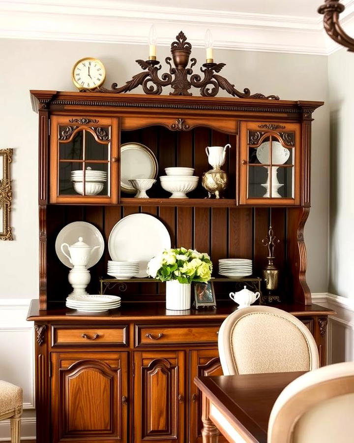 Vintage Hutch with Antique Details