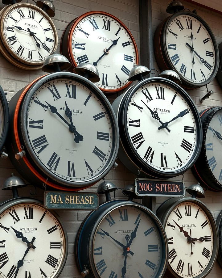 Vintage Industrial Clocks