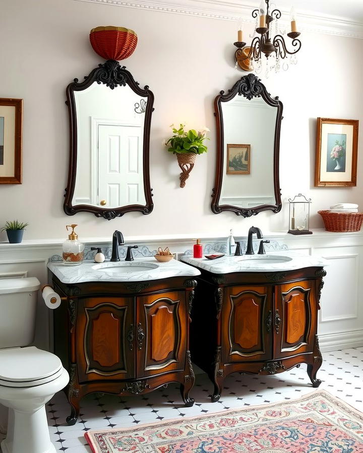 Vintage Inspired Double Vanity