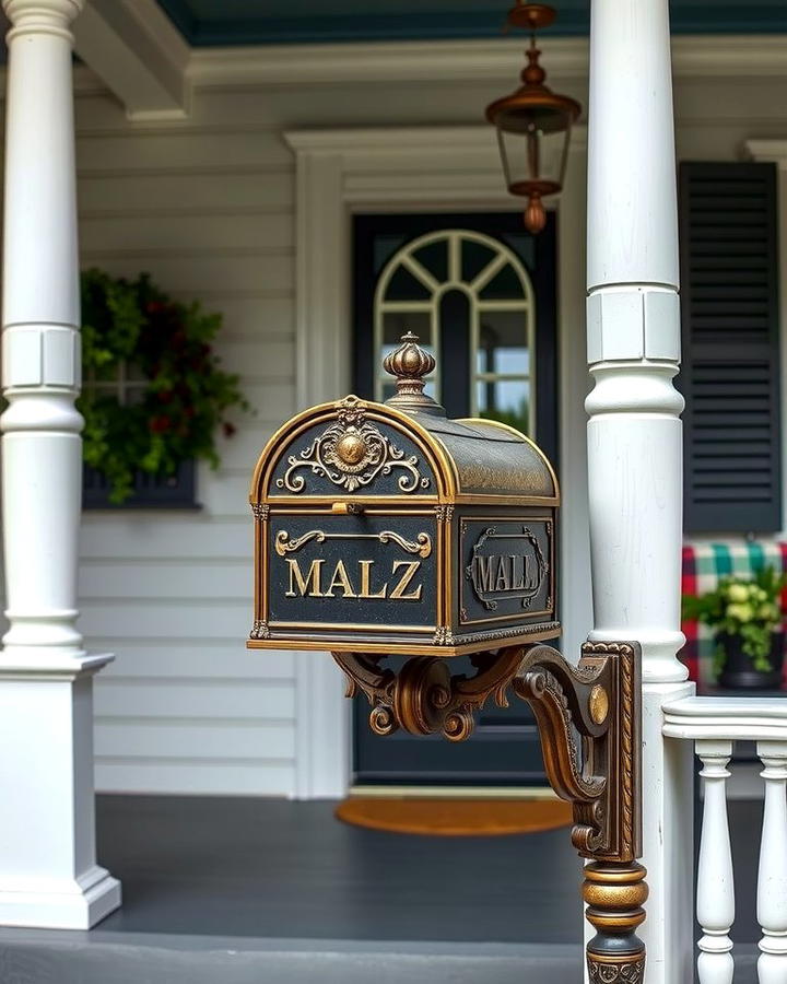 Vintage Mailbox Accent