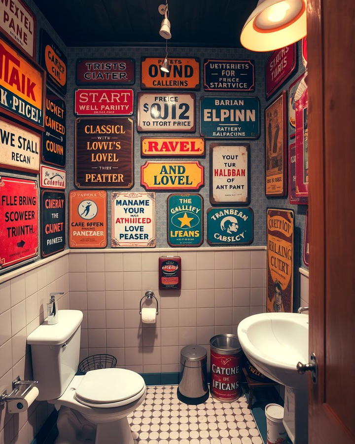 Vintage Metal Signs