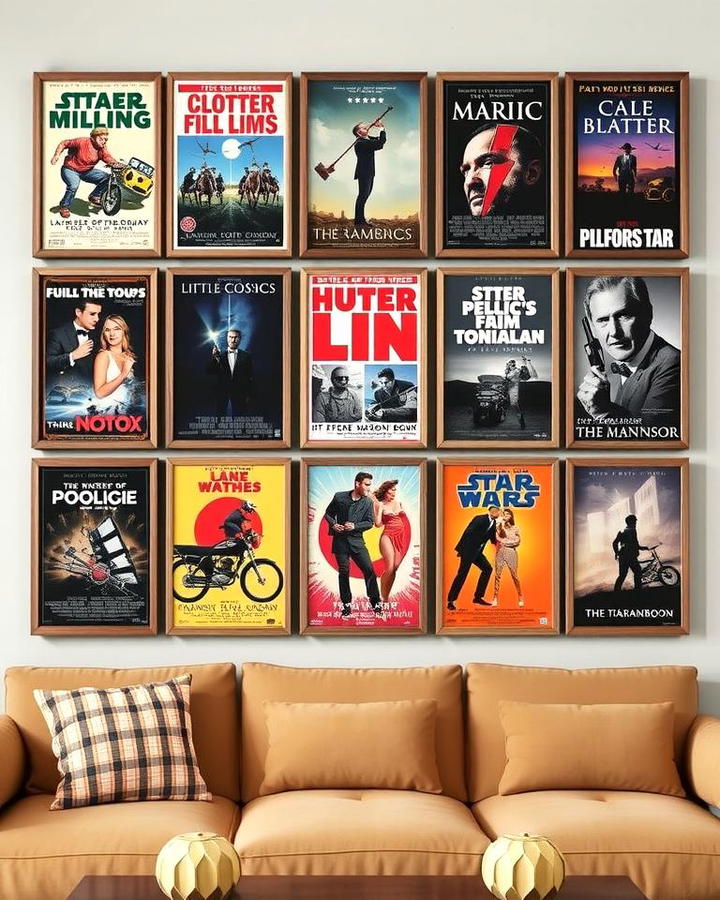 Vintage Movie Poster Collage