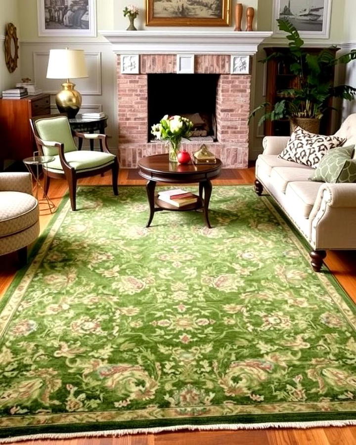 Vintage Persian Green Rugs