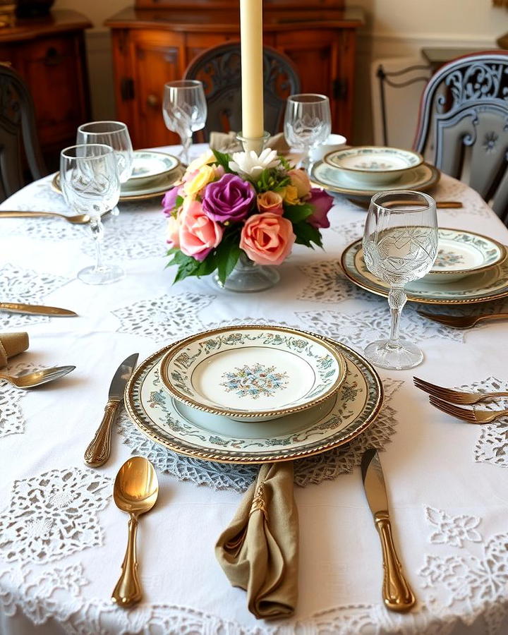 Vintage Place Settings for Authentic Dining