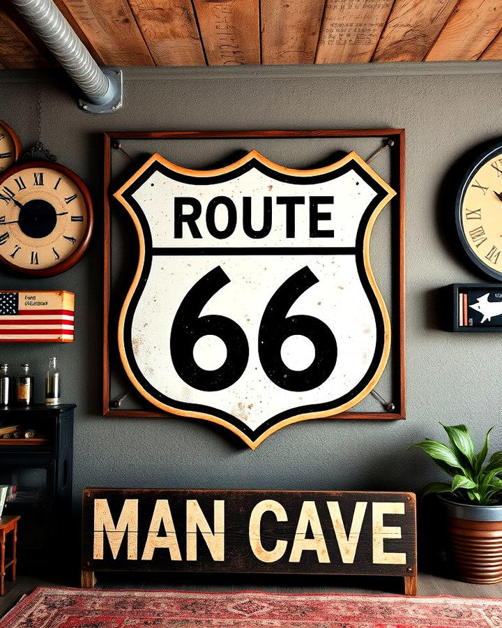 Vintage Route 66 Sign