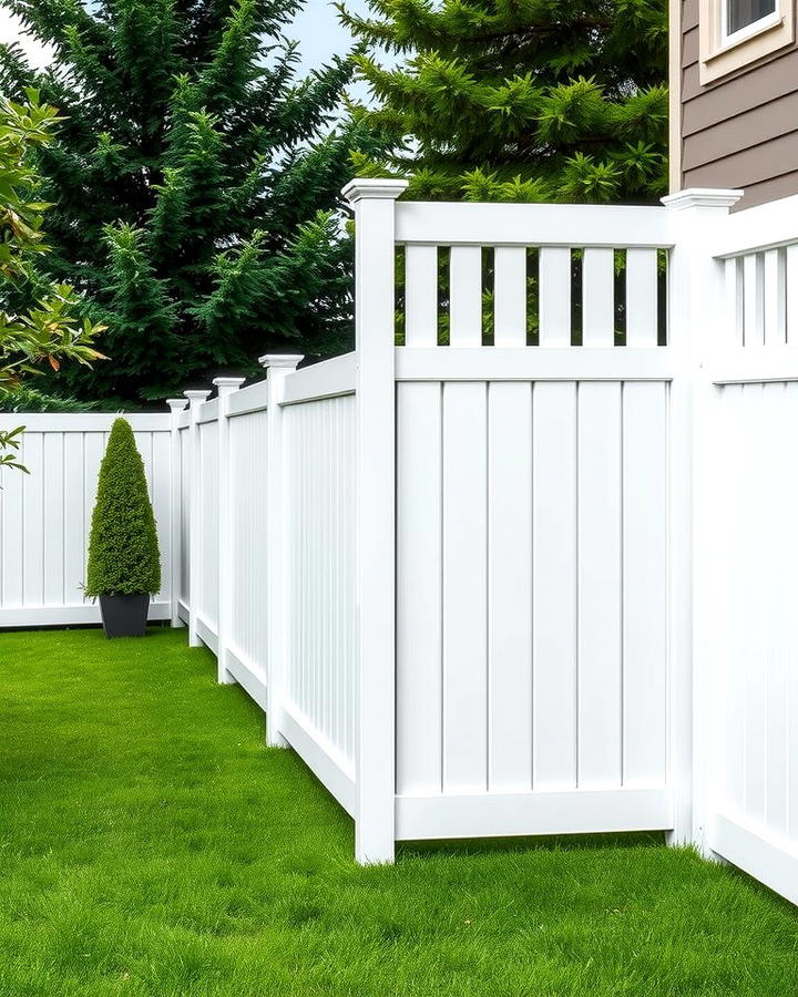 Vinyl Dog Fence for Low Maintenance