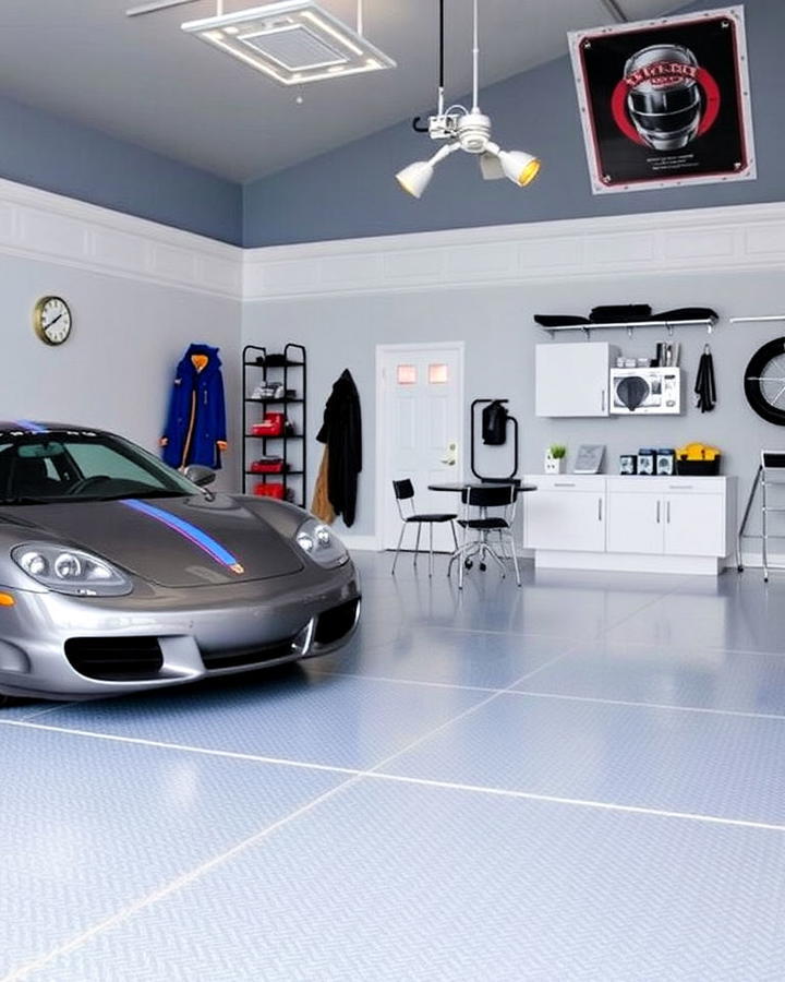 Vinyl Garage Flooring Design