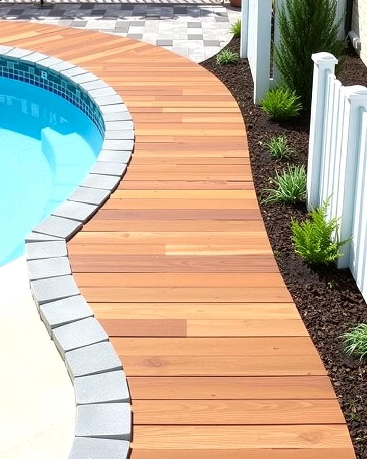 Vinyl Plank Walkway