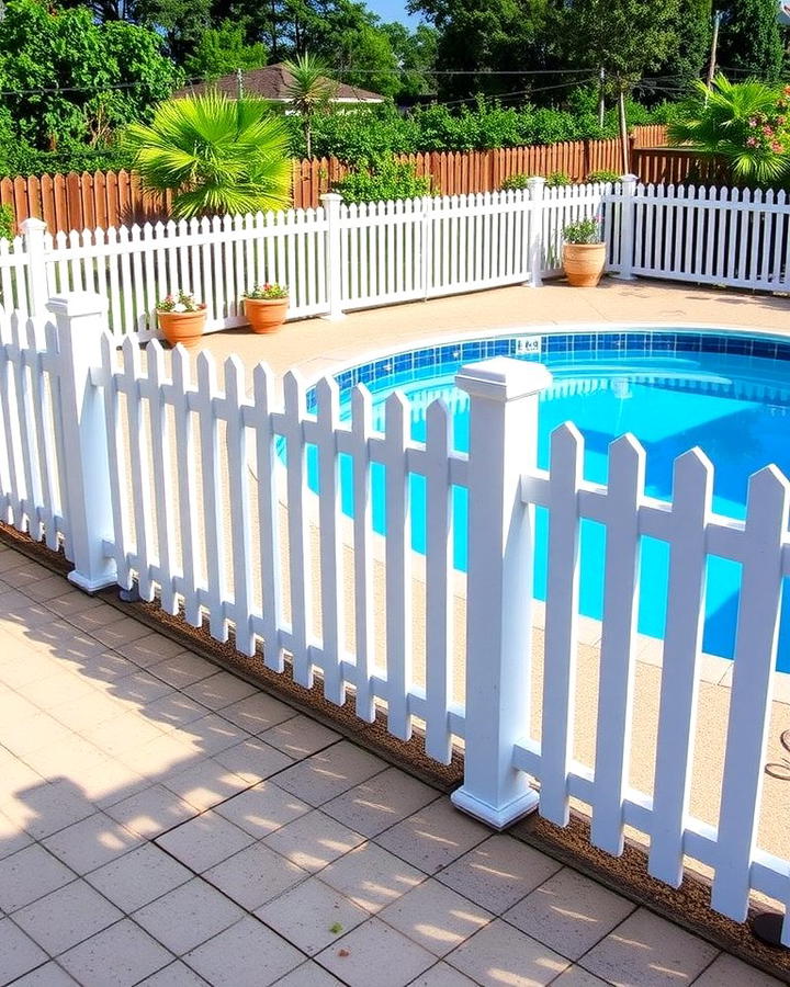 Vinyl Pool Fence