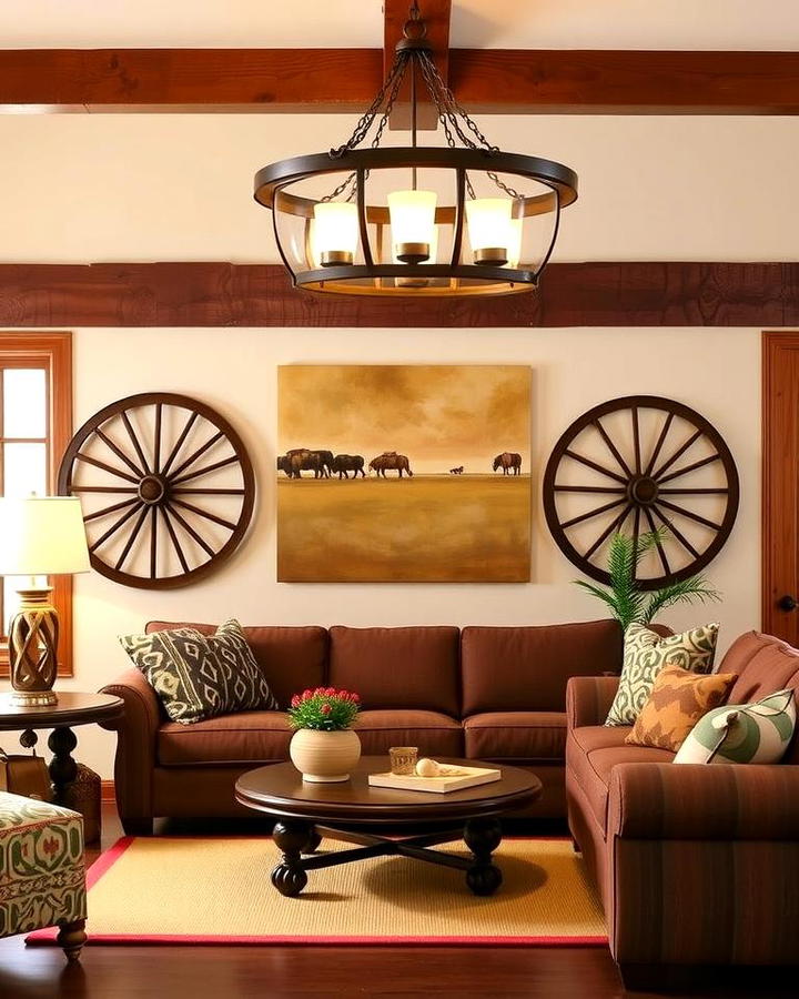 Wagon Wheel Decor