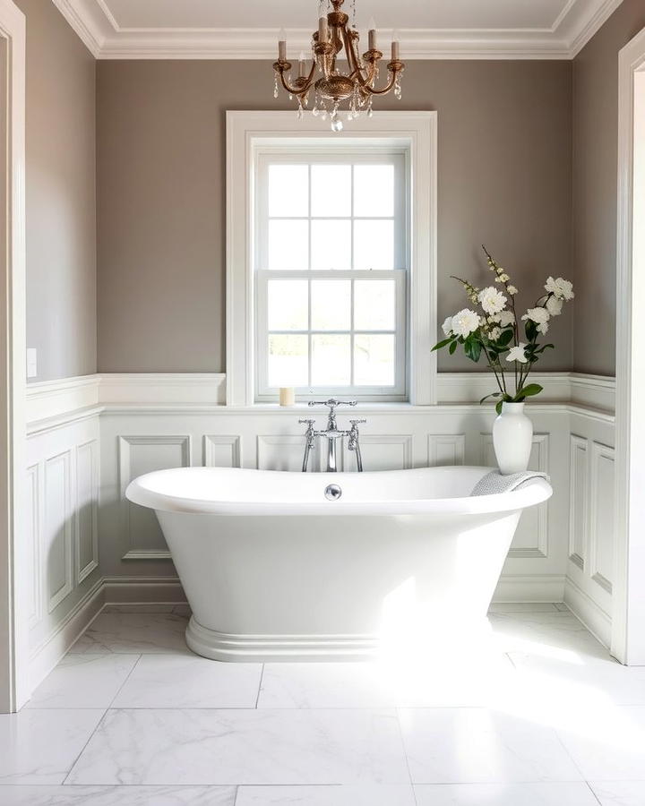 Wainscoting Bathtub Surround