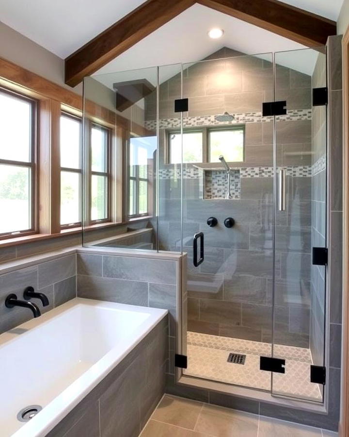 Walk In Showers with Glass Enclosures