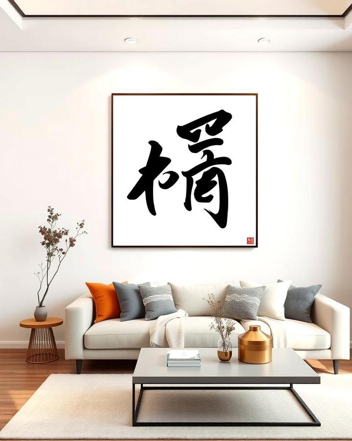 Wall Art with Calligraphy