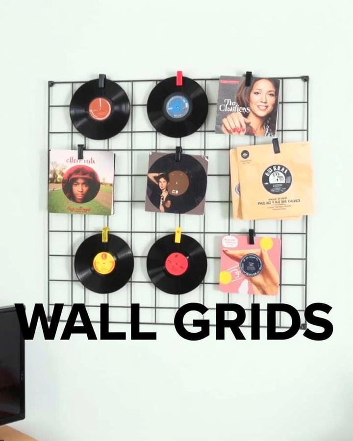 Wall Grids for Display and Storage