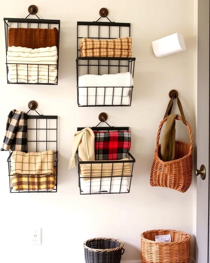 Wall Mounted Baskets