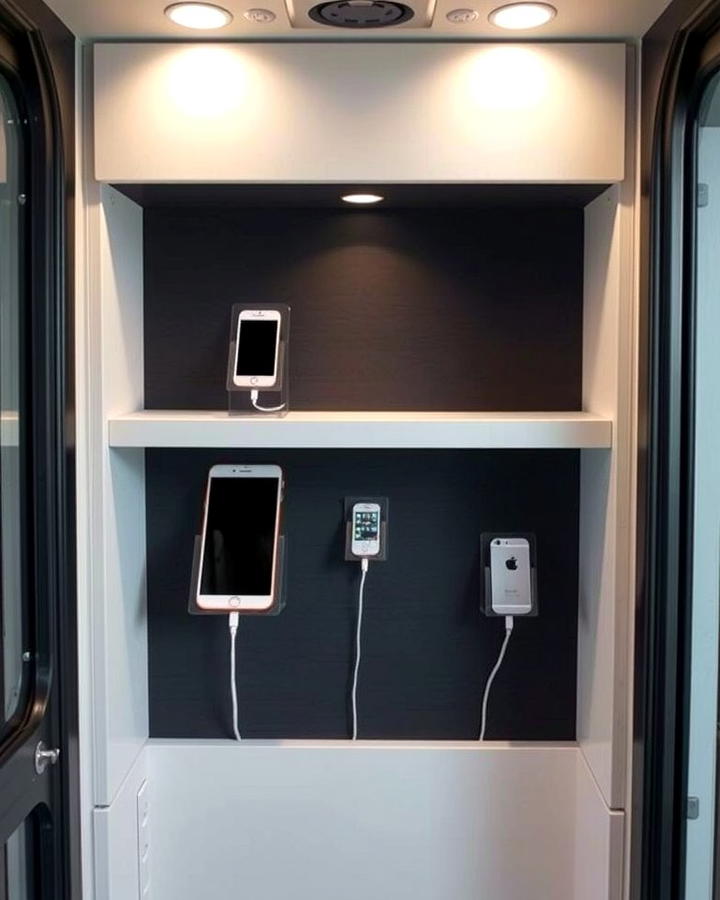 Wall Mounted Charging Shelf