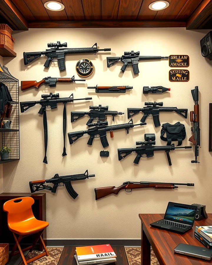 Wall Mounted Gun Racks