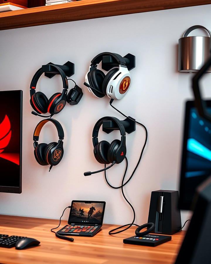 Wall Mounted Headset Holders