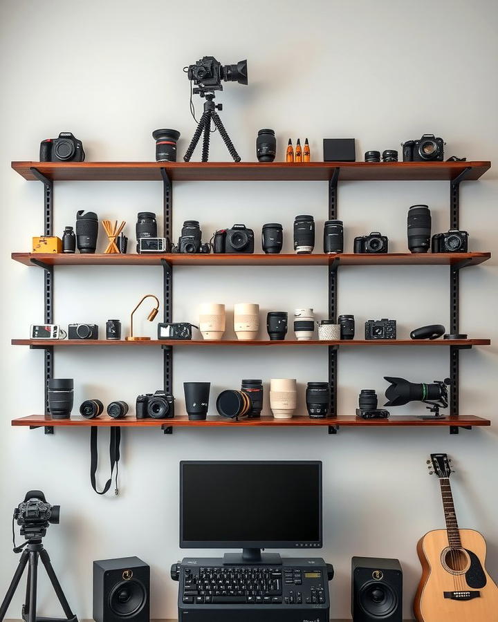 Wall Mounted Shelves for Gear