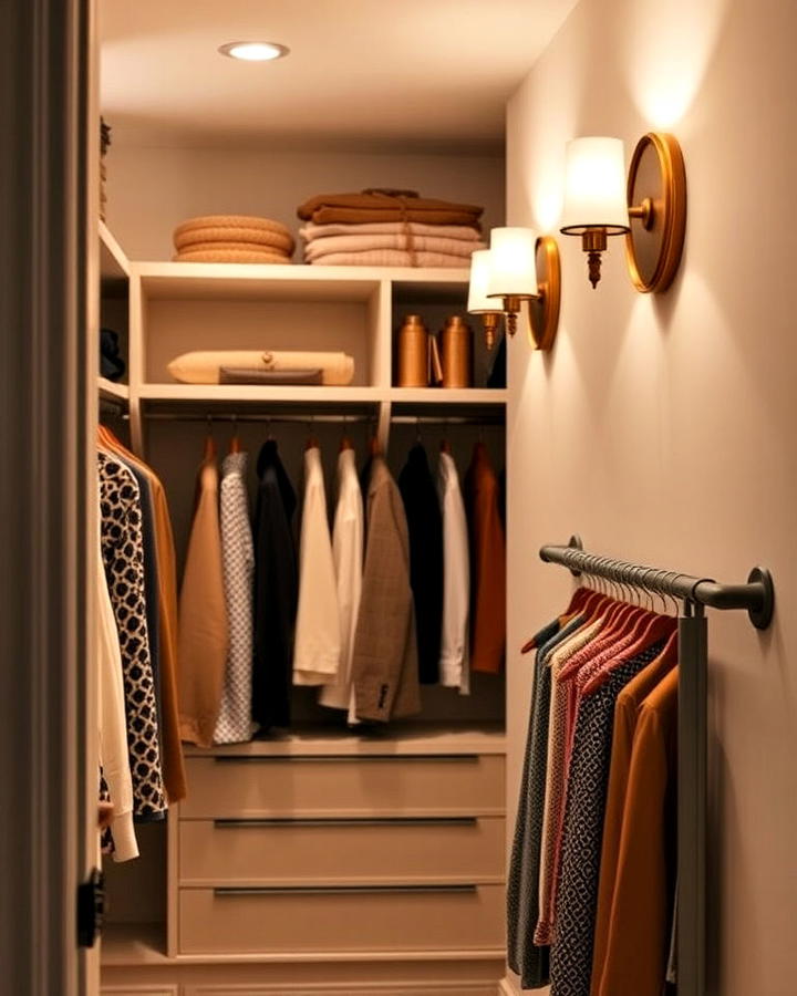 Wall Sconces Lighting Solution for Closet