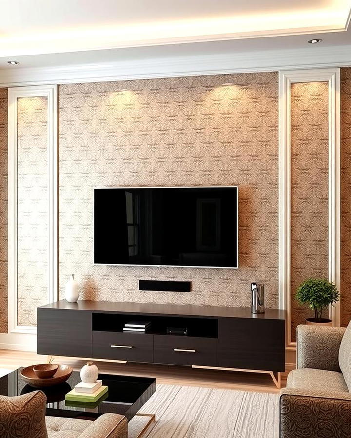 Wallpaper with Metallic Accents