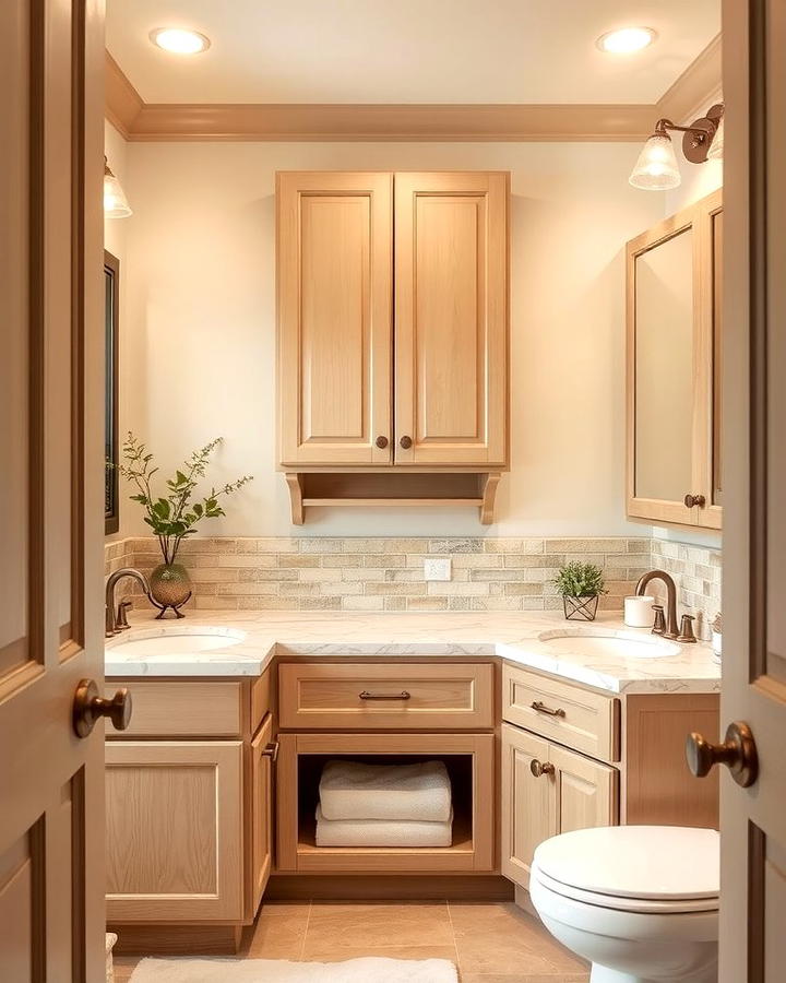 Warm Beige Cabinets